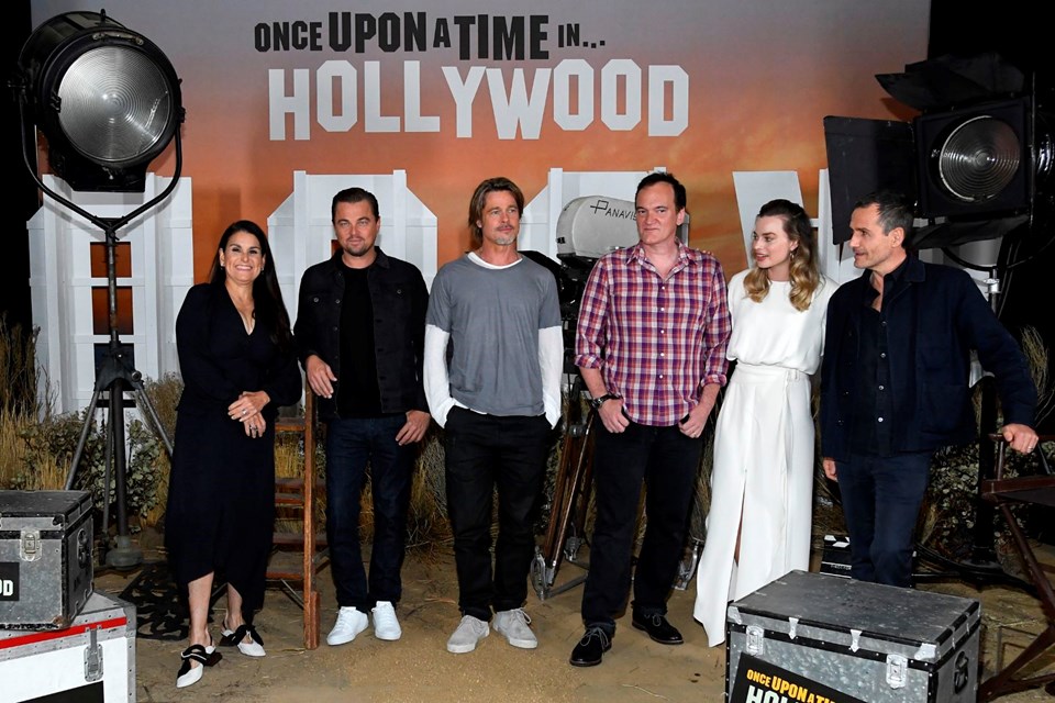 Once Upon a Time in Hollywood tanıtımına Brad Pitt damgası
