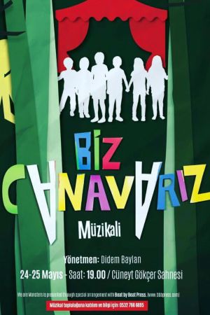 Biz Canavarız müzikali ile 47 çocuk Ankarada bir ilki gerçekleştiriyor
