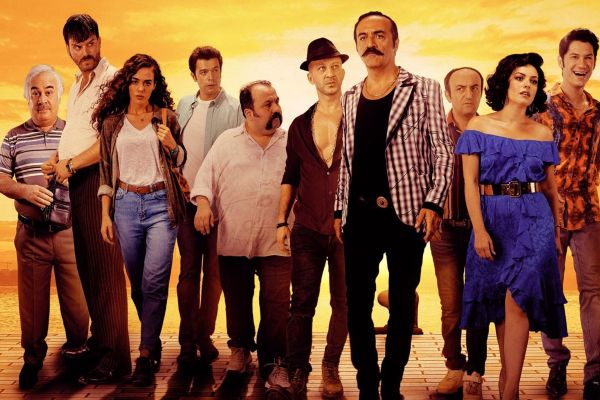 Açık havada sinema keyfi...
