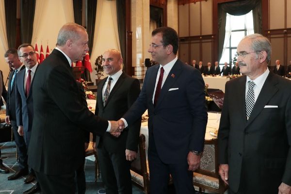 Büyükşehir Belediye Başkanları Beştepe’de