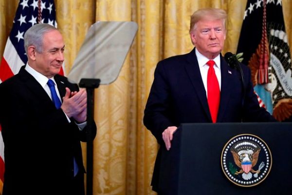 Trump tek taraflı Ortadoğu Planını açıkladı