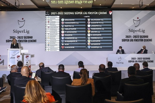 Süper Ligde 2021-22 sezonu fikstürü belli oldu