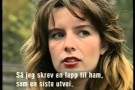 Candy Dulfer Norwegian TV interview from 1990 (mono).