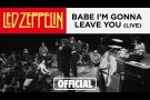 Led Zeppelin - Babe I'm Gonna Leave You - Danmarks Radio 3-17-69