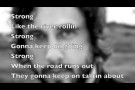 "Strong" by Will Hoge (Lyrics on the Screen)