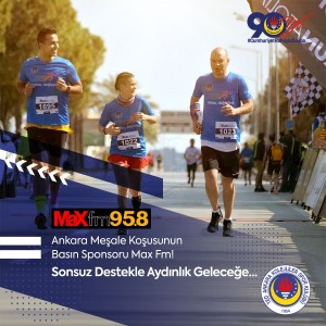 Max Fmin radyo sponsorluğunda Ankara Meşale Koşusu...