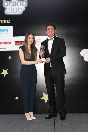 Max Fmin radyo sponsorluğunda düzenlenen Bilkent Marka Ödüllerinde Özgür Aksunaya ödül !