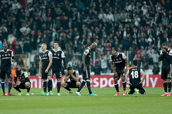 Beşiktaş Avrupa Ligine veda etti