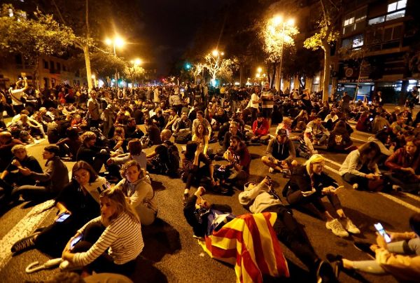 Katalonyadaki gösterilerde bilanço ağır